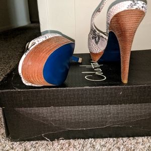 High heel shoes